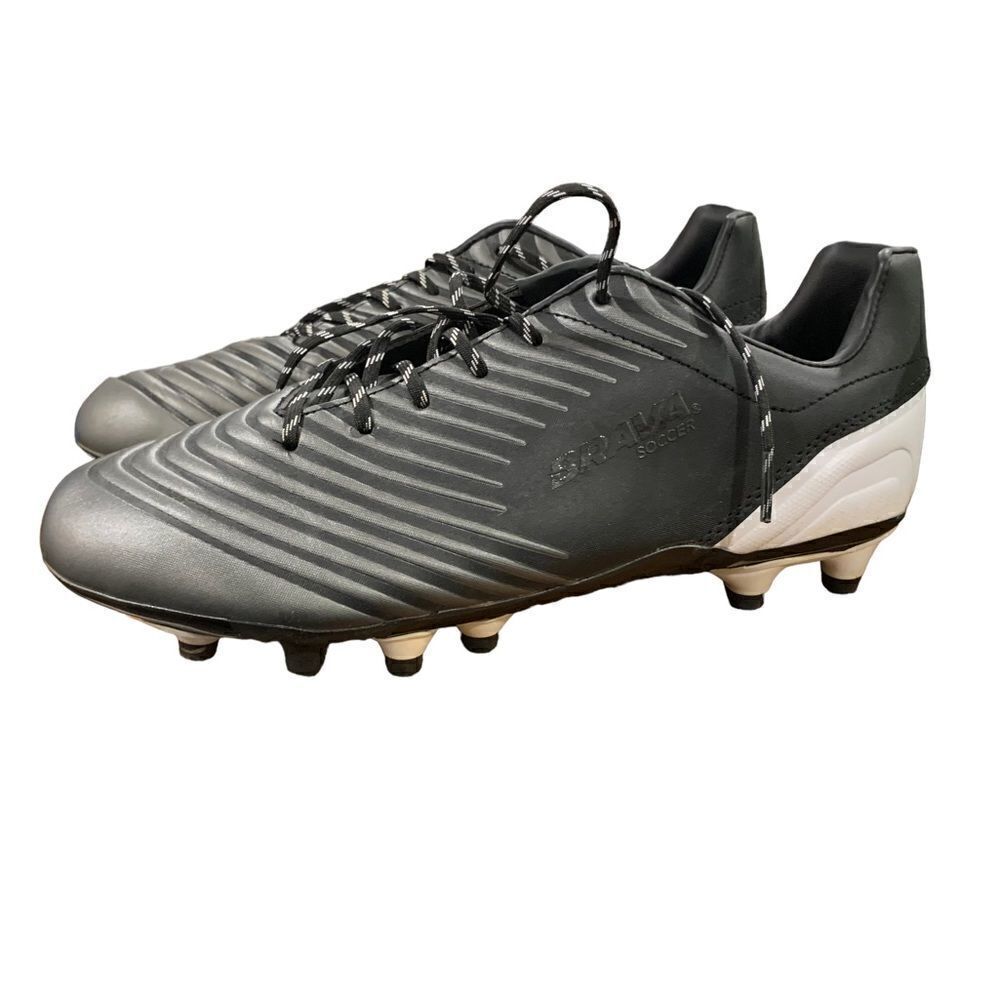 Brava Mens Indoor Soccer Cleats Gray Sz 8.5